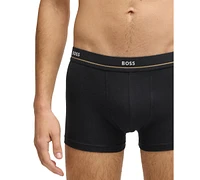 Boss by Hugo Men's 5-Pack Essential Logo Trunks