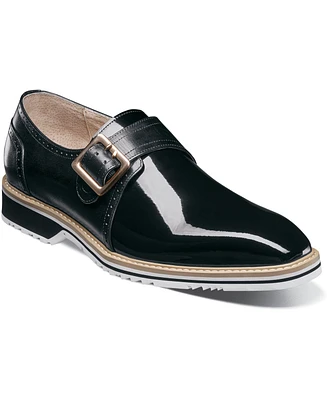 Stacy Adams Men's Bartram Plain Toe Monk Strap Shoe