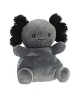 Aurora Medium Party Sized Onyx Axolotl Palm Pals Adorable Plush Toy Black 12