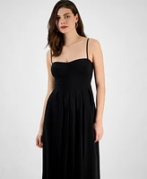 Guess Women's Bria Sweetheart Empire-Waist Midi Dress