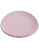 Haven 7" Egg Shaped Stoneware Plates, Set of 4