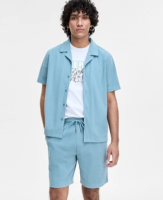 Guess Men's Baron Textured Knit Shirt