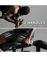 Er Kang Leg Extension and Curl Machine, Adjustable Leg Rotary Extension Machine for Lower Body Workouts, Leg Machine with Plate Loaded for Home Gym