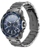 A|X Armani Exchange Men's Quartz Chronograph Gunmetal Stainless-Steel Watch, 44mm