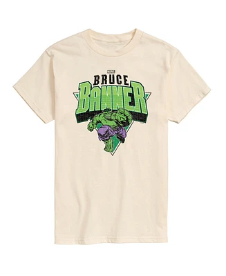 Airwaves Men's Hulk Bruce Banner Short Sleeve T-Shirt