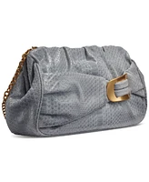 Donna Karan New York Bella Skipper Snake Medium Leather Clutch