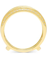 Diamond Double Row Enhancer Ring Guard (1 ct. t.w.) in 14k Gold