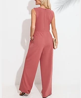 Cupshe Women's Sleeveless Wide-Leg Jumpsuit, Created for Macy's