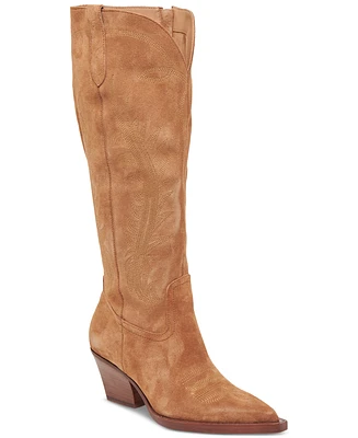 Dolce Vita Women's Ryatt Tall Knee-High Western Cowboy Boots