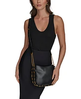 Donna Karan New York Batiste Leather Triple Compartment Crossbody
