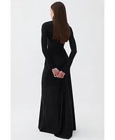 Nocturne Women's Knotted Long Dress