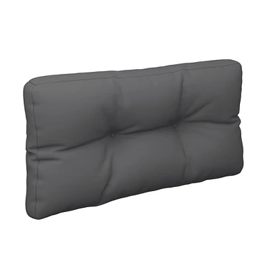 vidaXL Pallet Cushion Anthracite 27.6"x15.7"x4.7" Fabric