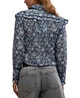 Free People Women's Cotton Printed Daybreak Blouse