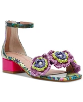 Betsey Johnson Women's Brandee Macrame Embellished Sandals