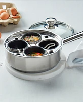Demeyere 4-Cup Stainless Steel Egg Poacher Set