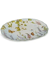 Certified International Easter Meadow Oval Serving Platter