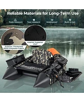 Portable Fishing Boat with 3 Detachable Storage Boxes