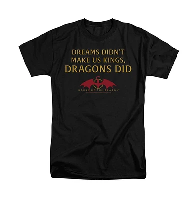 House Of The Dragon Mens Not Dreams Short Sleeve Adult Tall Tee / T-Shirt