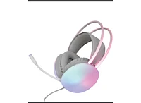 Gabba Goods Rainbow Led Gaming Headset with Adjustable Microphone. For PS5, Ps4, Xbox Series X/S, Switch, Pc, Mobile