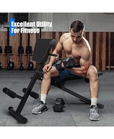 Multi-Functional Adjustable Full Body Exercise Weight Bench