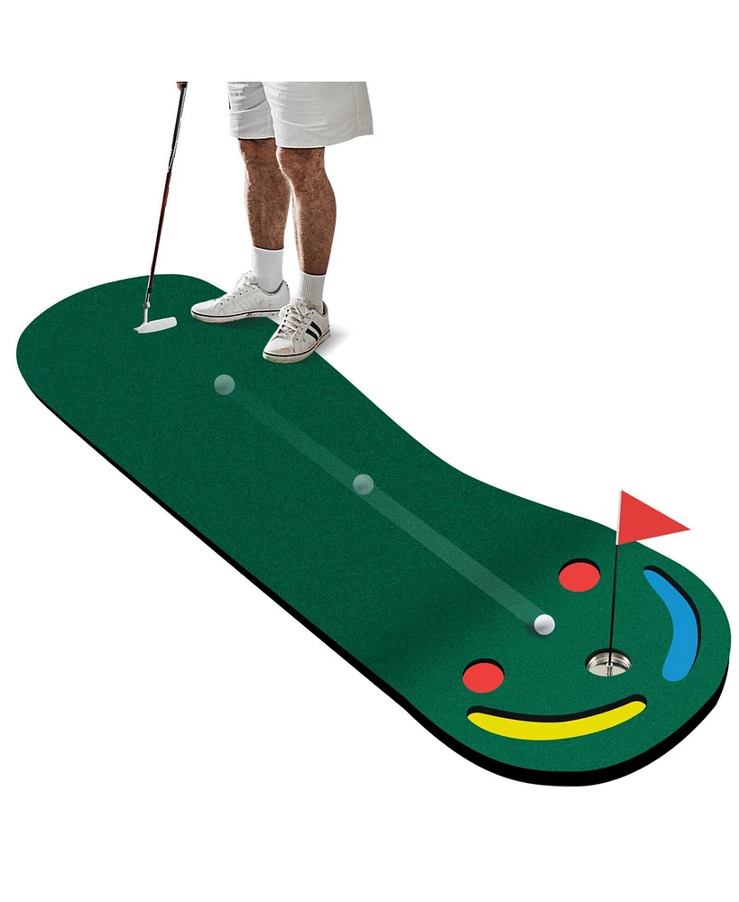 Golf Putting Green Set for Indoor Outdoor Use