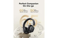 Baseus Active Noise Cancelling Headphones, Bowie 30 Max Head Tracking Spatial Audio, Ldac Hi-Res Wireless Sound, 65H Playtime, Comfort Fit, Clear Call