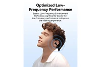 Baseus True Wireless Earbuds Bluetooth 5.3 Open Ear Headphones Sport Earphones,AirGo White