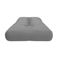 Pallet Cushion Gray 47.2"x15.7"x4.7" Fabric