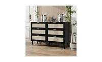 6-Drawer Dresser for Bedroom Storage – Stylish Chest of Drawers with Ample Space