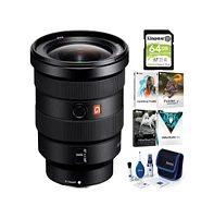 Sony Alpha Fe 16-35mm f/2.8 Gm Wide-Angle Zoom Lens with Accessory Bundle