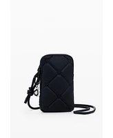 Desigual Women's Padded mobile holder logo