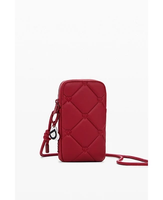 Desigual Women's Padded mobile holder logo