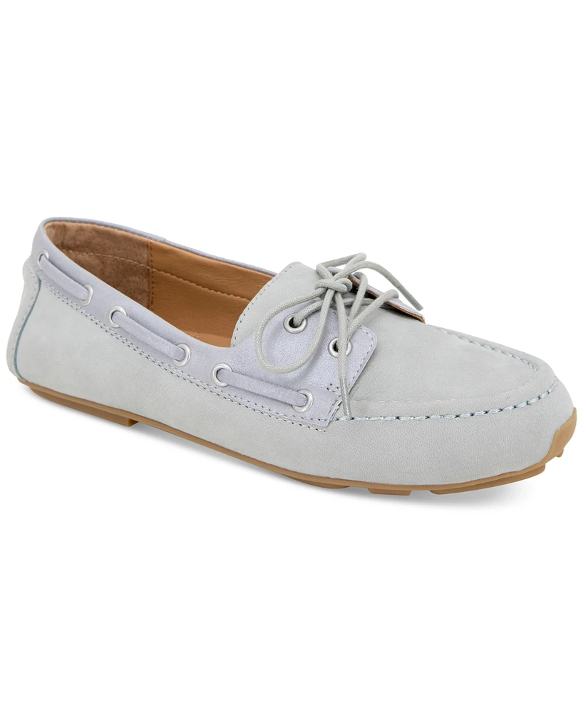 Gentle Souls Women's Marina Boat Shoe Loafer Flats