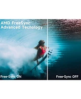 memzuoix 27 Inch Computer Monitor 100Hz Fhd,1920 x 1080P Gaming Monitor with Hdmi Vga Display Ports,3ms Response,Dual Speakers,FreeSync,100×100mm