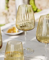 Vietri Francesca Amber Wine Glass