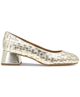 Gentle Souls Women's Lancinen Woven Block-Heel Pumps