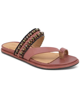 Gentle Souls Women's Lentini Beaded Flat Sandals