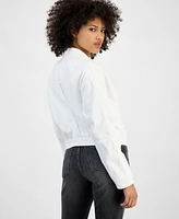Guess Women's Raine Fold-Collar Button-Front Jacket