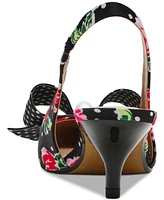 Betsey Johnson Women's Claira Embellished Bow Slingback Pumps
