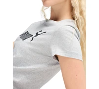 Puma Women's Essential Athletic Logo Cotton T-Shirt