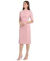 Maggy London Women's Ruched Sheath Dress