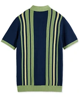 Scotch & Soda Men's Knitted Stripe Polo Shirt