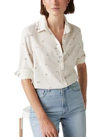 Levi's Women's Classic Fit Button-Front Shirt