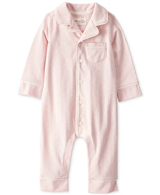 Little Planet by Carter's Baby Girls Organic Cotton Button-Down 1-Pc. Pajamas