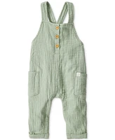 Little Planet by Carter's Baby Neutral Organic Cotton Gauze Overalls