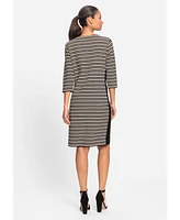 Olsen Textured Striped Dress