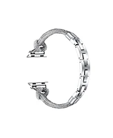 Posh Tech Serena Faux Tennis Bracelet Band for Apple Watch, Fits All Apple Watch Models