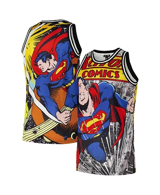 Lids Men's Yellow Superman Graphic Basketball Jersey