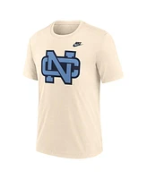 Nike Men's Cream North Carolina Tar Heels Vault Logo Tri-Blend T-Shirt