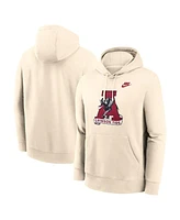 Nike Men's Cream Alabama Crimson Tide Vault Logo Pullover Hoodie